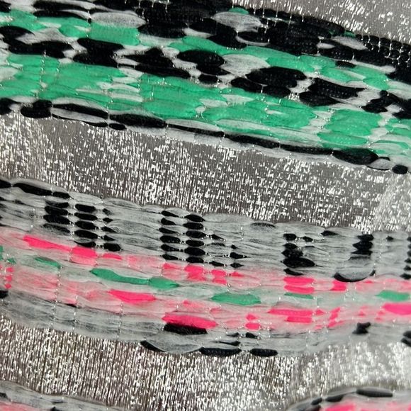 NEW Milly crop top halter top stripes multicolored size small - Picture 9 of 14